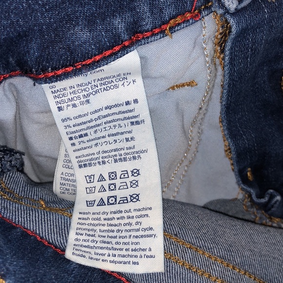 Tommy Hilfiger Color Block raw hem Jeans - Picture 10 of 11